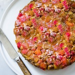 Rhubarb Upside Down Cake