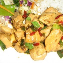 Chicken Stir fry with Chili and Basil