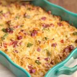 Ham & Hash Browns Casserole