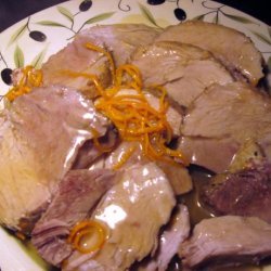 Orange Herbed Pork Roast for the Crock Pot!