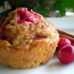 Cranberry Yam Muffins