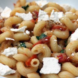 Roasted Tomato and Eggplant Pasta