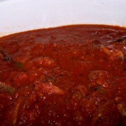 My Low Fat Option Spaghetti Sauce