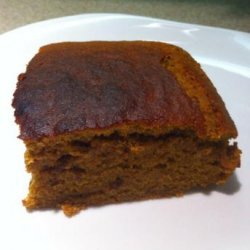 Fall Harvest Butternut Squash/Pumpkin Bars-No Fat, Sugar-Free