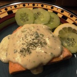Simply Elegant Salmon in Champagne Sauce With Fresh Dill