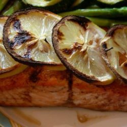 Pan Seared Lemon-Soy Salmon