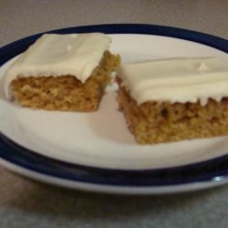 Frosted Pumpkin Bars