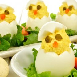 Easter Deviled Eggs