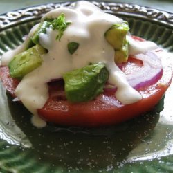 Tomato and Avocado Stacks