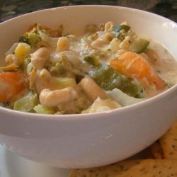 Low-Fat Clam & Vegetable Chowder