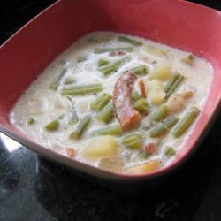 Green Bean Soup - Bou'neschlupp