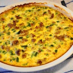 Sausage and Pepper Quiche