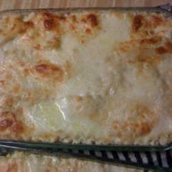 Vegetable Lasagna With White Sauce