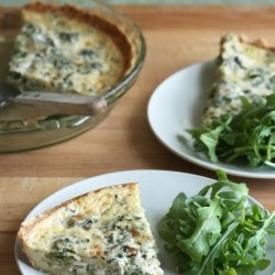 Fiddlehead Quiche