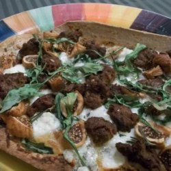 Maggie and Peter's Blue Cheese and Fig Pizza