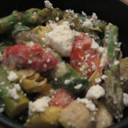 Greek Asparagus Salad