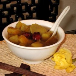 Traditional Chinese Sweet Potato & Ginger Dessert Soup