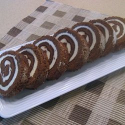 Amish Texas Chocolate Roll Cake