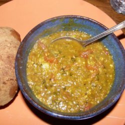 Spicy Lentil-Coconut Curry/Soup