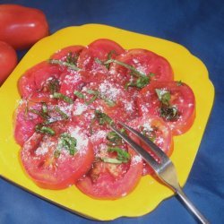 Tomato Basil Salad With Balsamic Dressing