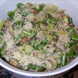 Asparagus-Mushroom-Leek Sauté