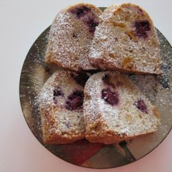 Blueberry Peach Pound Cake