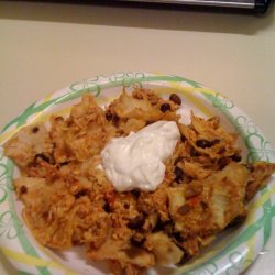 Chicken Bake With Black Beans and Salsa