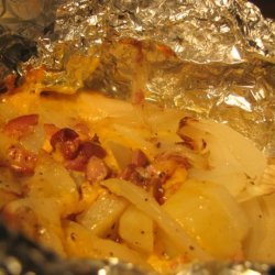 Dad's Favorite Cheesy Potatoes in Foil