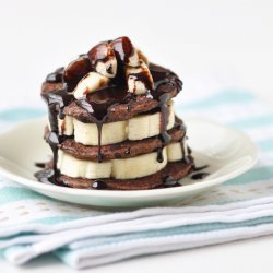 Chocolate Banana Pancakes