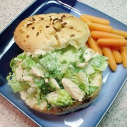Caesar Salad Sandwiches With Chicken