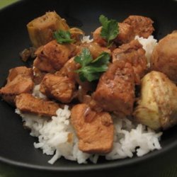 Chicken Stew With Artichokes and Garlic