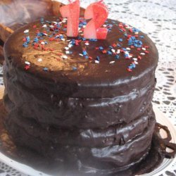 Favorite Fudge Birthday Cake