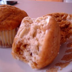 No Sugar Added Pumpkin Cream Cheese Muffins