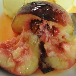 Baked Vanilla Peaches