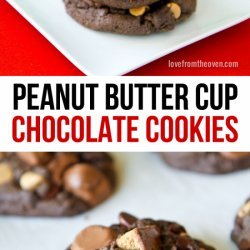 Chocolate Peanut-Butter-Cup Cookies