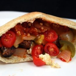 Sausage & Egg Pocket With Tomato Chutney