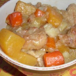 Rutabaga and Chicken Stew