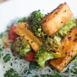 Orange-Sesame Noodles With Tofu