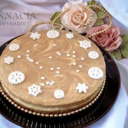 Almond Coffee Cheesecake for Anna