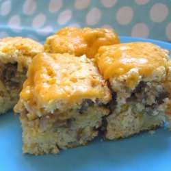 Southern Sausage Onion Cornbread