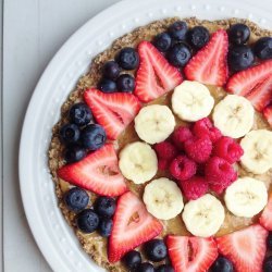 Fruit Pizza  W/ Oatmeal Crust