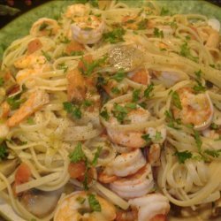 Italian Shrimp Fettuccine