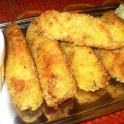 Korroke with Tonkatsu Sauce (Japanese Potato Croquettes with Eas