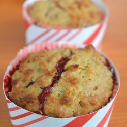 Strawberry and Walnut Muffins