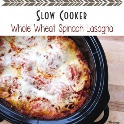 Slow Cooker Spinach Lasagna