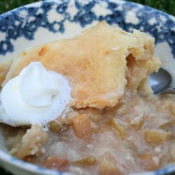 Tropical Fruit and Apple Cobbler-Crock Pot!