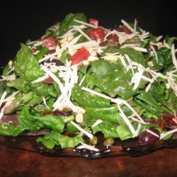 Spinach Salad With Blood Orange/Raspberry Vinaigr