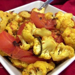 Braised Cauliflower and Tomatoes