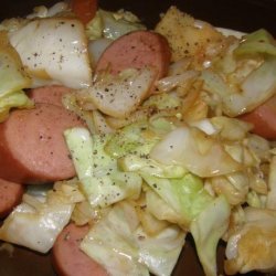 New Years Cabbage and Kielbasa