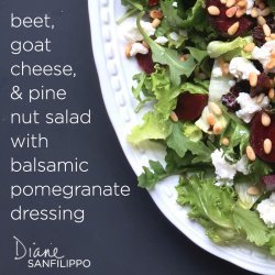 Balsamic Goat Cheese Salad Dressing